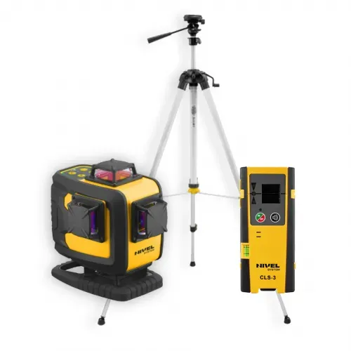 Niwelator laserowy Nivel System CL4D-G - ZESTAW statyw SJJ-M1 EX czujnik CLS-3